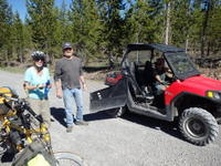GDMBR: We stopped these ATV'ers and asked them if they had any water to spare.